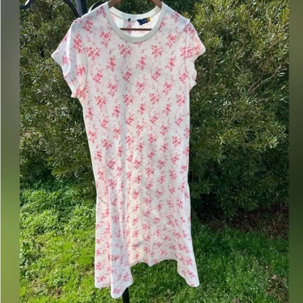Polo Ralph Lauren-Women’s Floral Ribbed Cotton Dress- Size S